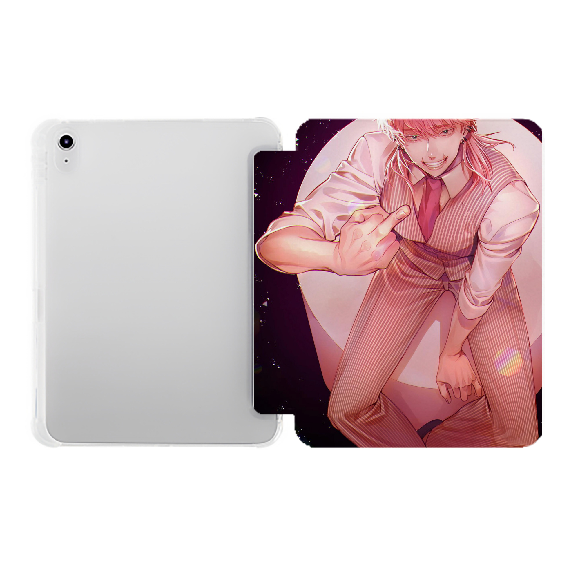 （画像用） 東京リベンジャーズ Tokyo Revengers IPad ケース ペン収納付き 三つ折りスタンド PUレザー×シリコン 対応機種9.5/10.5/10.9インチ